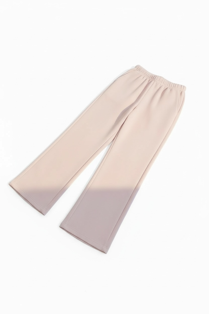 LANI Cloud Fleece Wide Leg Sweatpants Stretch Waist & Pocket