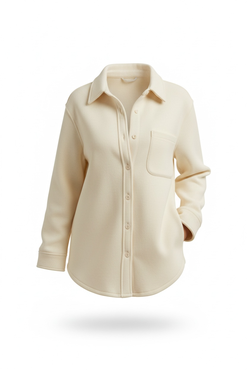 TAYLER Essential Fleece Over-Sized Shacket