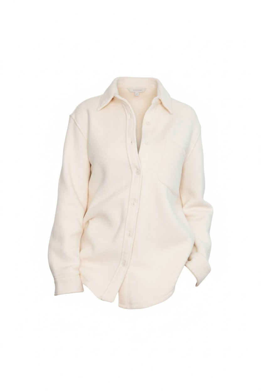 TAYLER Essential Fleece Over-Sized Shacket