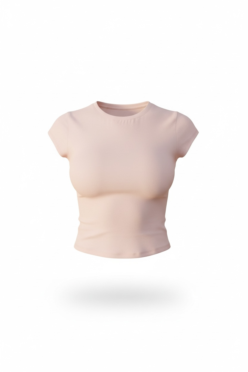 NYLEE Soft Span Jersey Yoga Short Sleeve Top