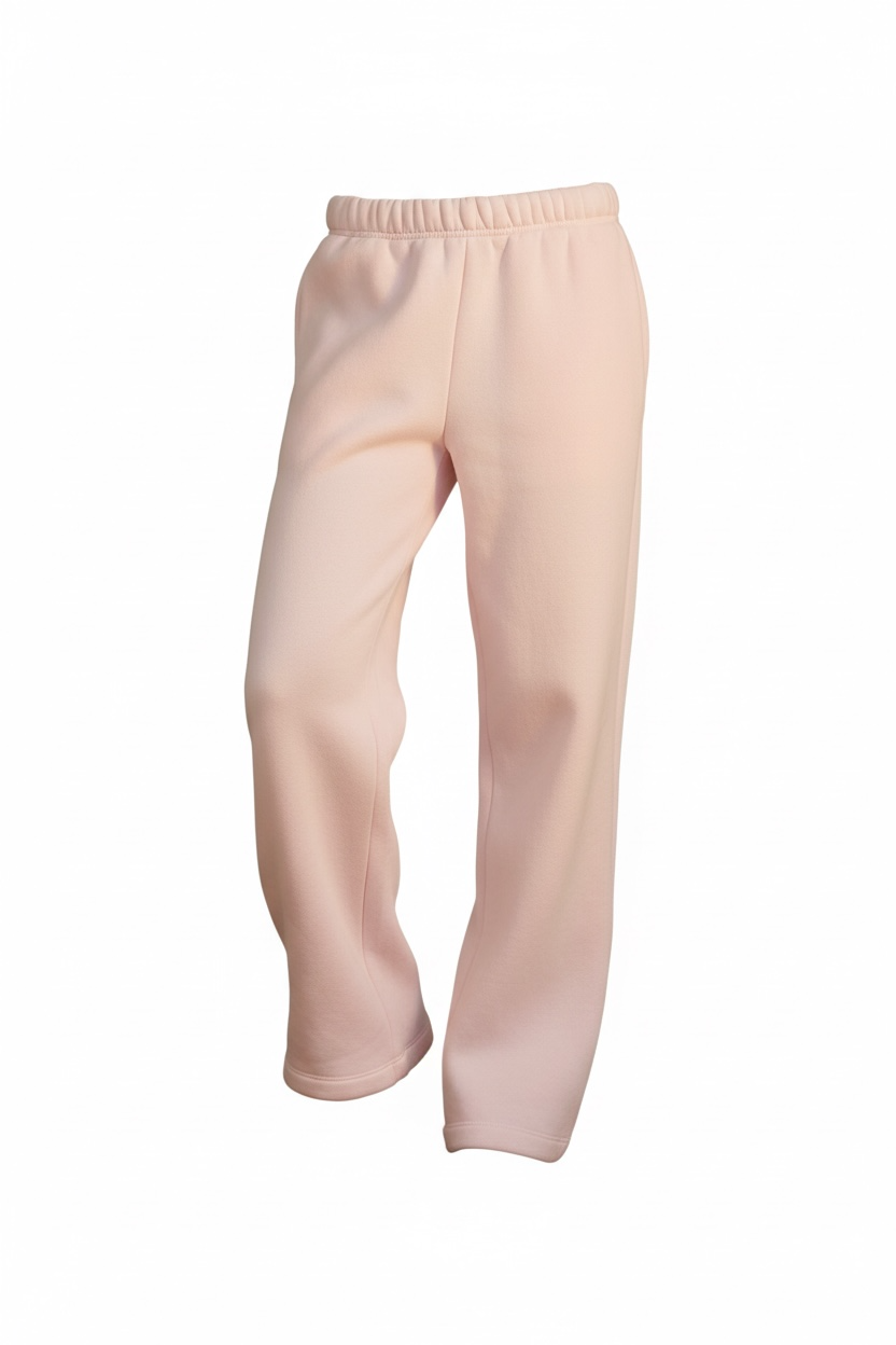 LANI Cloud Fleece Wide Leg Sweatpants Stretch Waist & Pocket