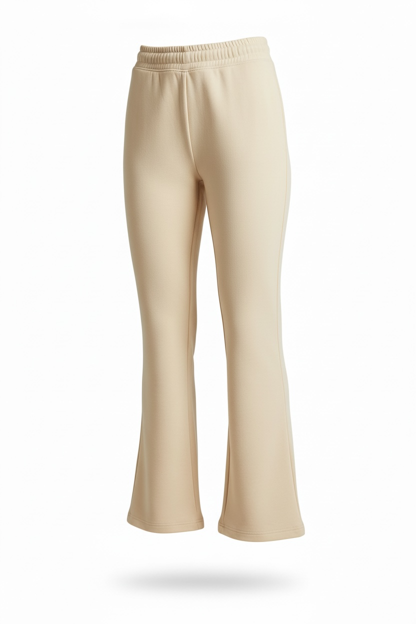 JIYA Essential Fleece Flare SweatPants Stretch Waistband