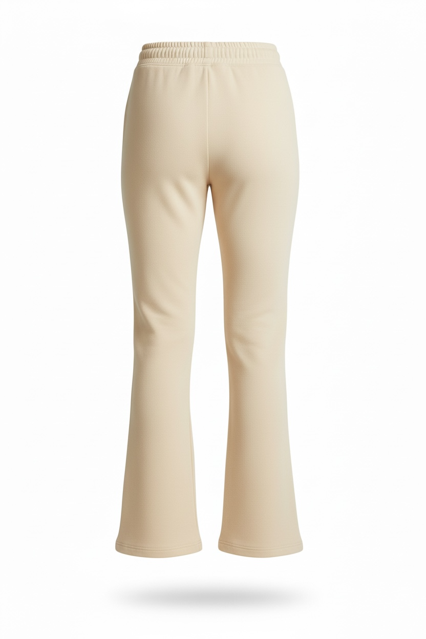 JIYA Essential Fleece Flare SweatPants Stretch Waistband